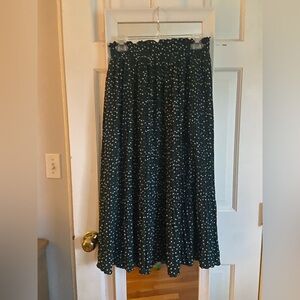 Forest 🌳 Green Polka Dot Skirt